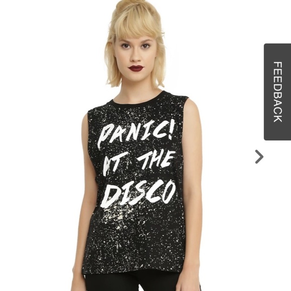 PANIC! AT THE DISCO Splatter Girls Muscle Top - Picture 3 of 11